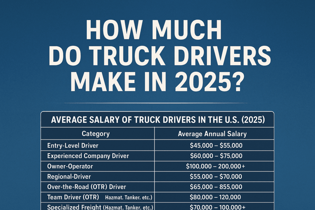 How Much Do Truck Drivers Make