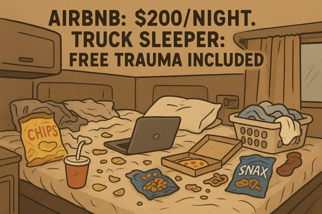trucker cabin meme usa