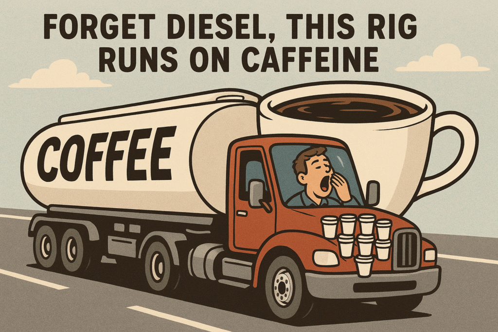 trucker driver coffee meme